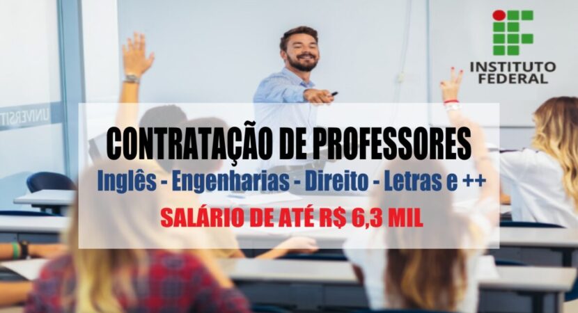 edital - inglês - professores - mecânica - engenharias - vagas contratação - São Paulo